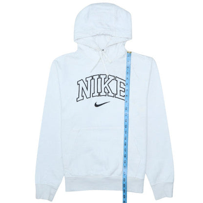 Womens UK Size S Nike White Pullover Hoodie