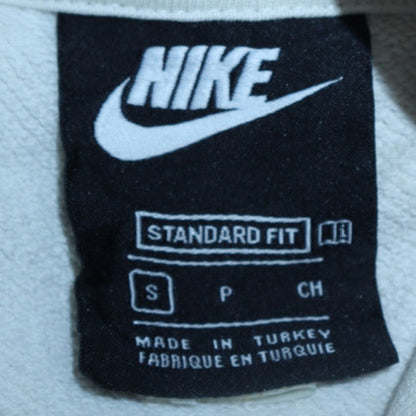 Womens UK Size S Nike White Pullover Hoodie