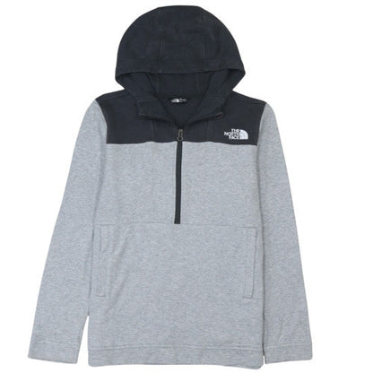 The North Face Boys Grey XL Pullover Fleece Hoodie with 1/4 Zip