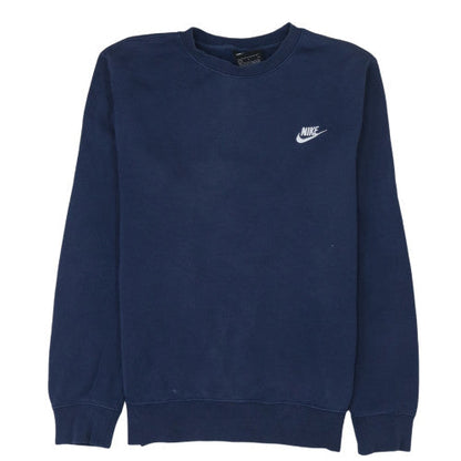 Mens UK Size S Nike Blue Pullover Sweatshirt
