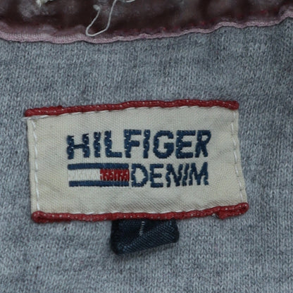 Womens UK Size M Hilfiger Denim Grey Pullover Hoodie