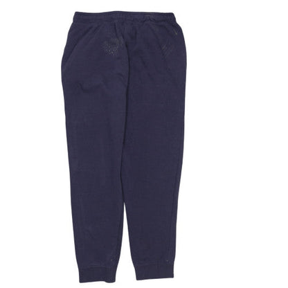 Womens UK Size M Nike Regular Fit Jogger Blue Trousers