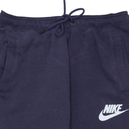 Womens UK Size M Nike Regular Fit Jogger Blue Trousers