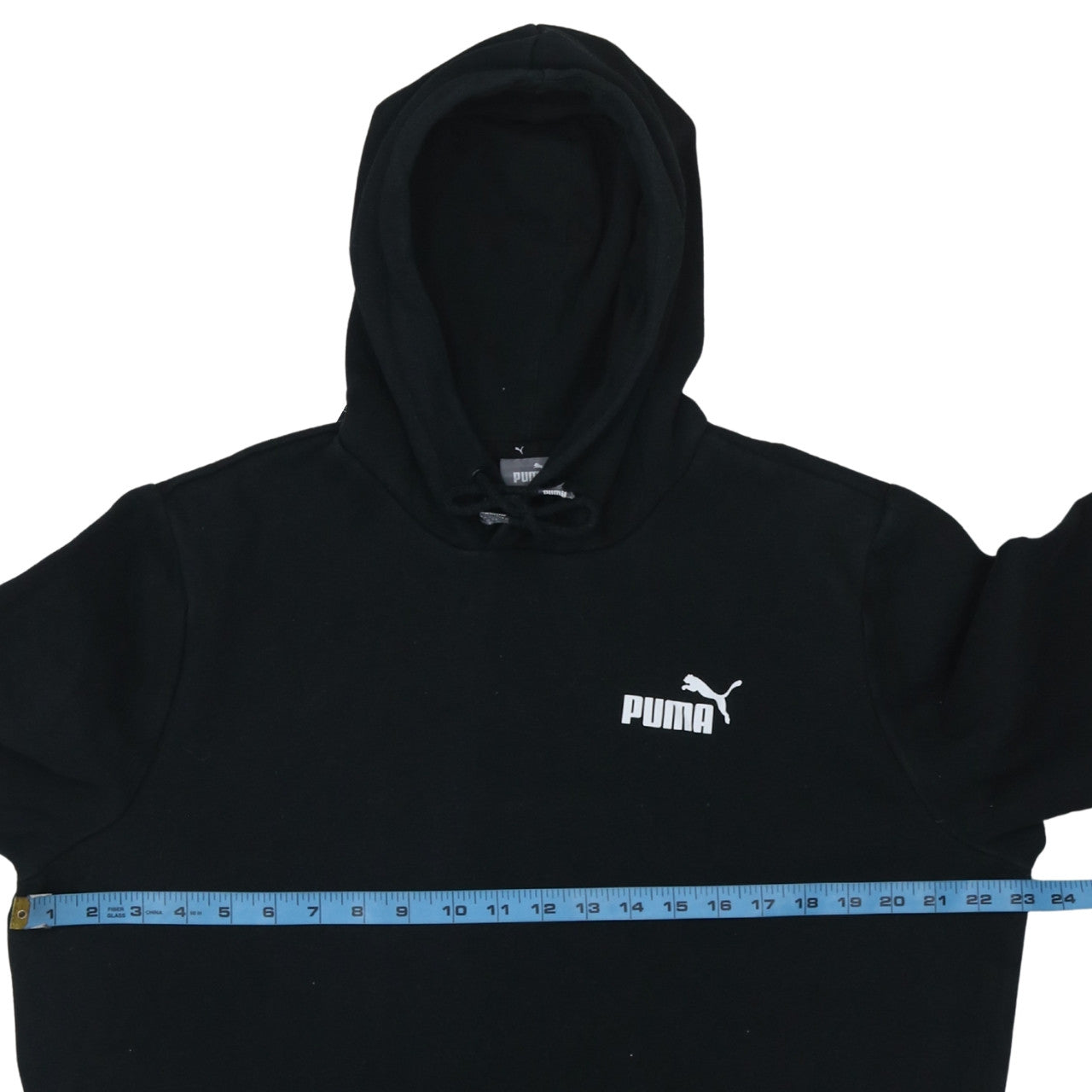 Mens UK Size L PUMA Black Pullover Hoodie