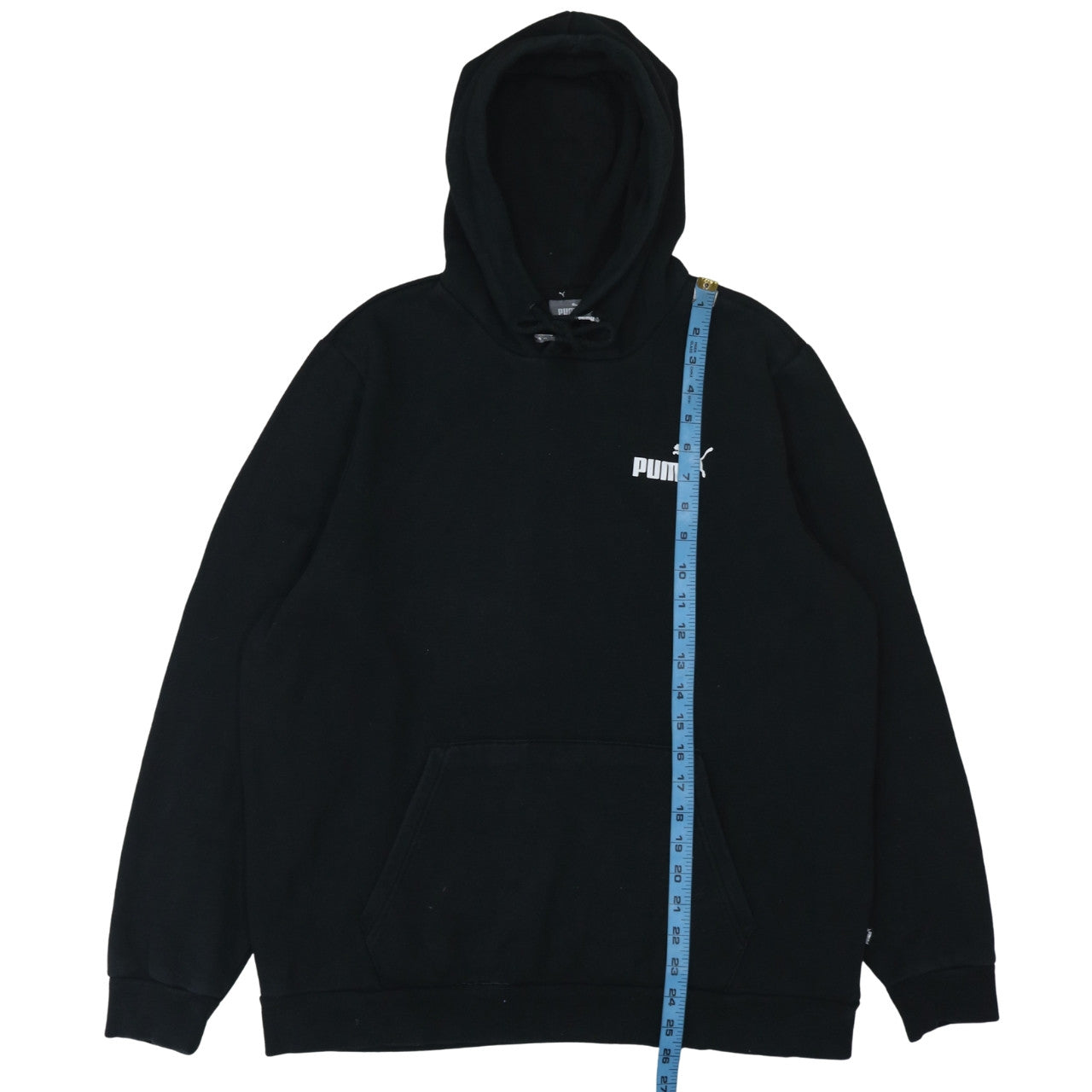 Mens UK Size L PUMA Black Pullover Hoodie