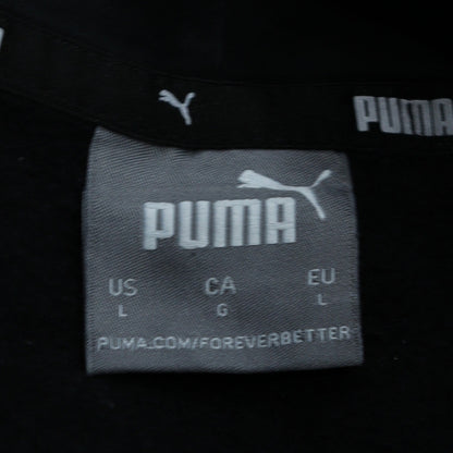 Mens UK Size L PUMA Black Pullover Hoodie