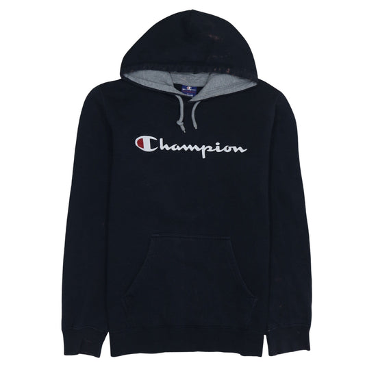 Mens UK Size M Champion Black Pullover Hoodie