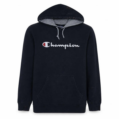 Mens UK Size M Champion Black Pullover Hoodie