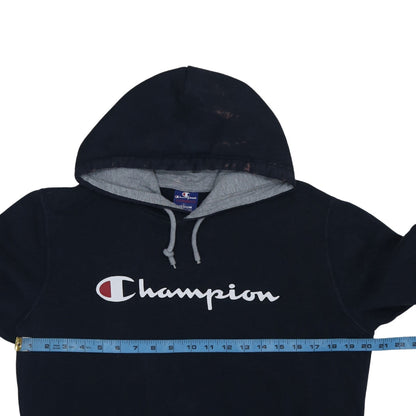 Mens UK Size M Champion Black Pullover Hoodie