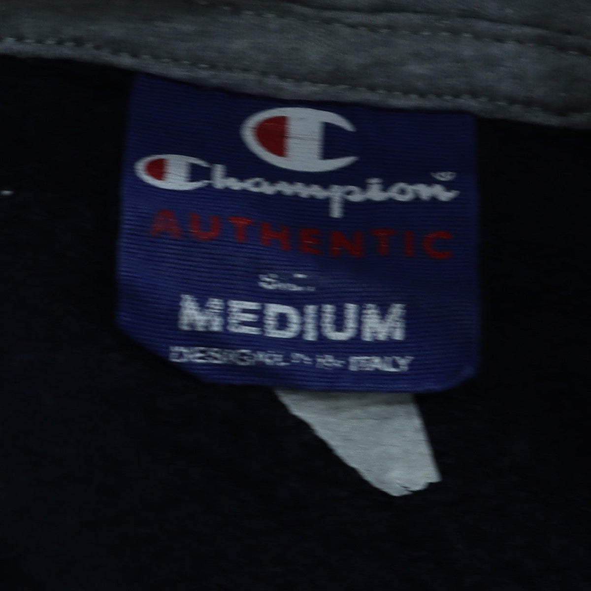 Mens UK Size M Champion Black Pullover Hoodie