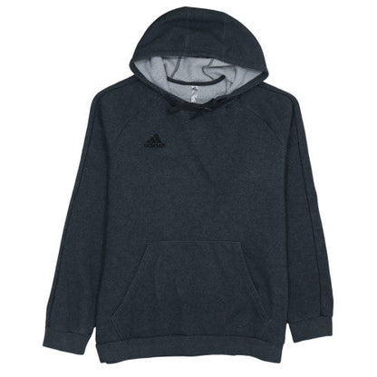 Mens UK Size L adidas Black Pullover Hoodie
