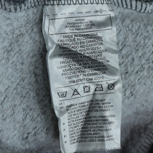 Mens UK Size L adidas Black Pullover Hoodie