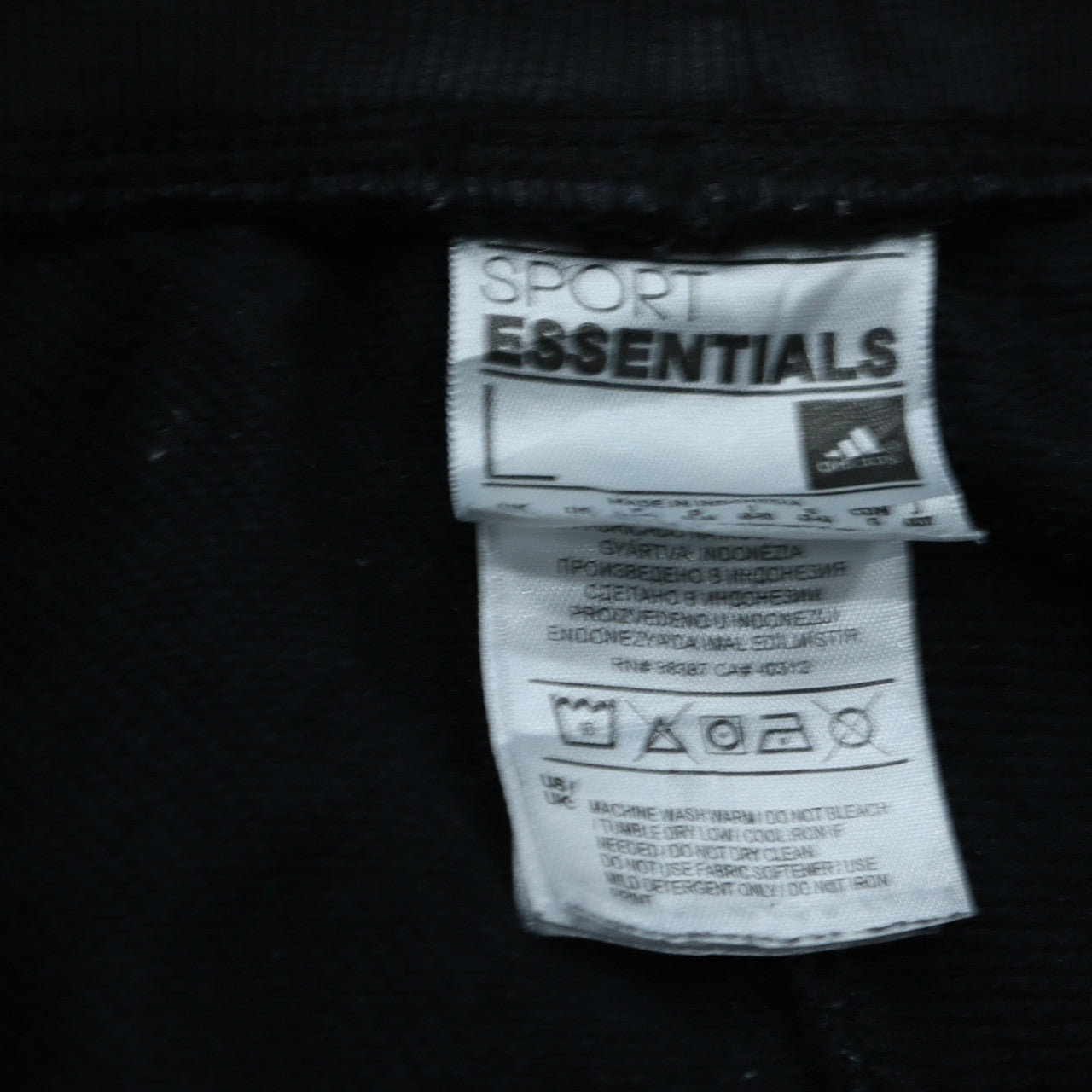 Womens UK Size M adidas Regular Fit Jogger Black Trousers
