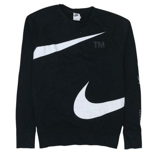 Mens UK Size M Nike Black Pullover Sweatshirt