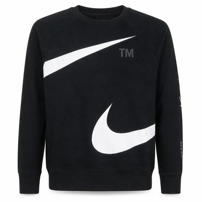 Mens UK Size M Nike Black Pullover Sweatshirt