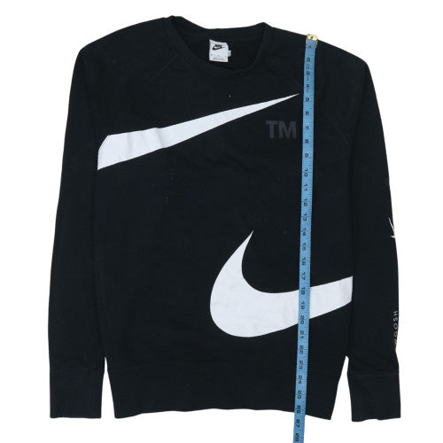 Mens UK Size M Nike Black Pullover Sweatshirt