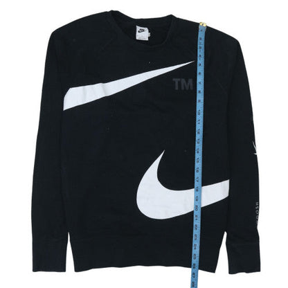 Mens UK Size M Nike Black Pullover Sweatshirt