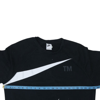 Mens UK Size M Nike Black Pullover Sweatshirt