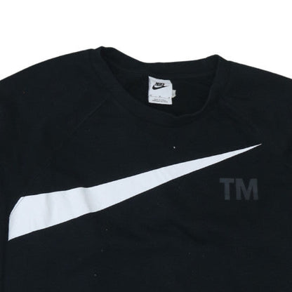 Mens UK Size M Nike Black Pullover Sweatshirt