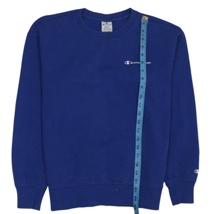 Mens UK Size S Champion Blue Pullover Sweatshirt