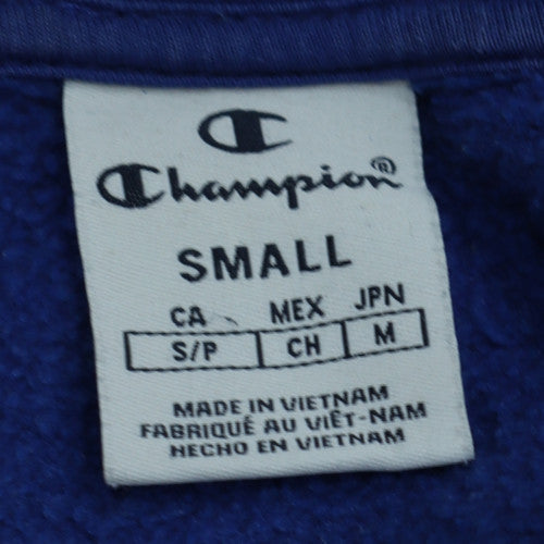 Mens UK Size S Champion Blue Pullover Sweatshirt