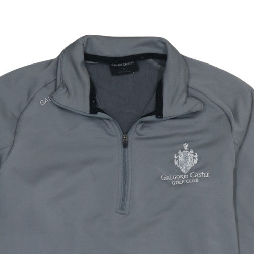 Mens UK Size M Galvin Green Grey Pullover Sweatshirt