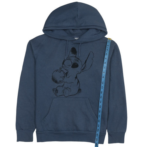 Womens UK Size XS Disney Blue Pullover Hoodie