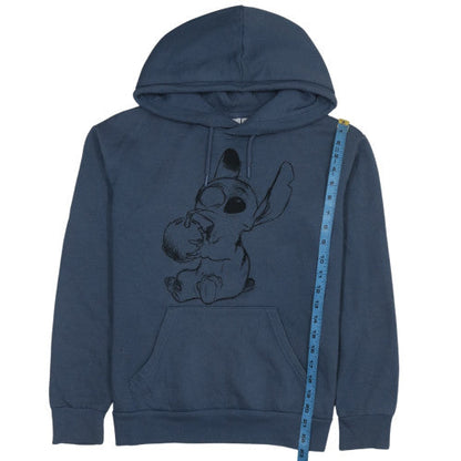 Womens UK Size XS Disney Blue Pullover Hoodie