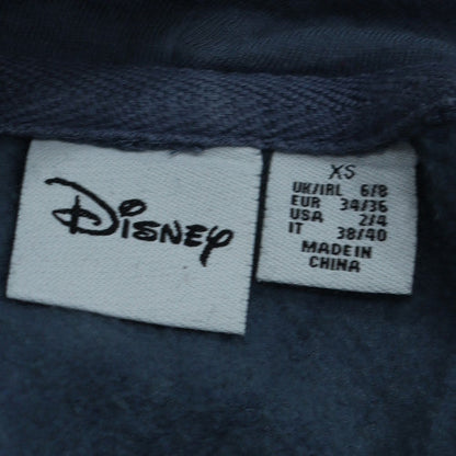 Womens UK Size XS Disney Blue Pullover Hoodie