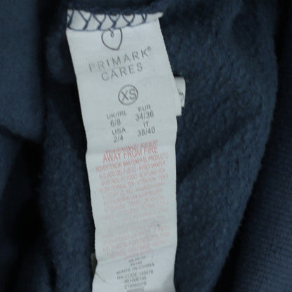 Womens UK Size XS Disney Blue Pullover Hoodie