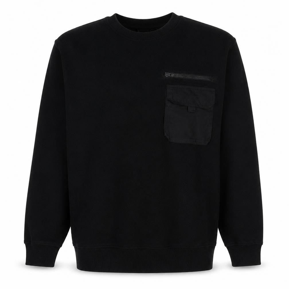 Mens UK Size XL Outfitters Black Pullover Sweatshirt
