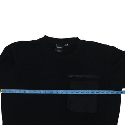 Mens UK Size XL Outfitters Black Pullover Sweatshirt