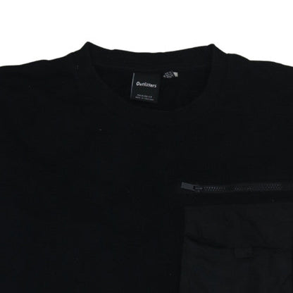 Mens UK Size XL Outfitters Black Pullover Sweatshirt