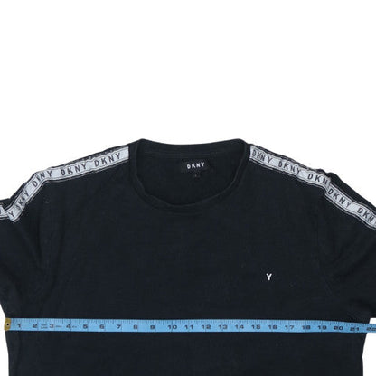 Mens UK Size L DKNY Black Pullover Sweatshirt