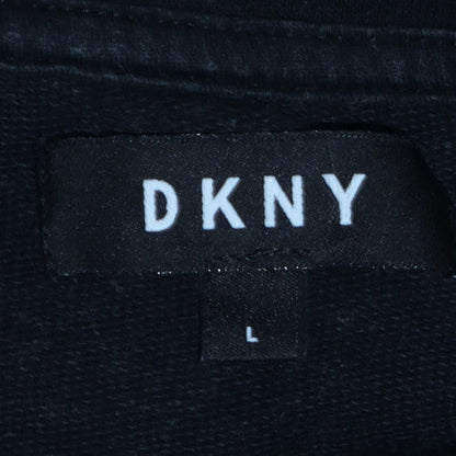 Mens UK Size L DKNY Black Pullover Sweatshirt