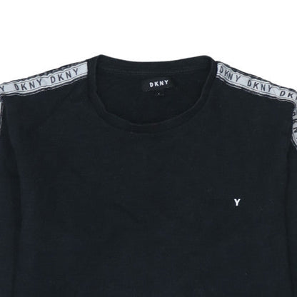 Mens UK Size L DKNY Black Pullover Sweatshirt