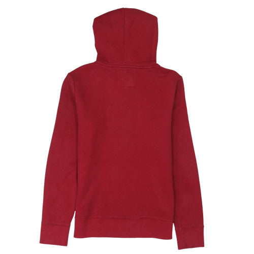 Mens UK Size XS Hollister Red Pullover Hoodie
