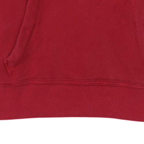 Mens UK Size XS Hollister Red Pullover Hoodie