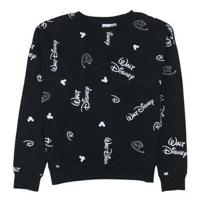 Womens UK Size XS Primark Black Pullover Sweatshirt