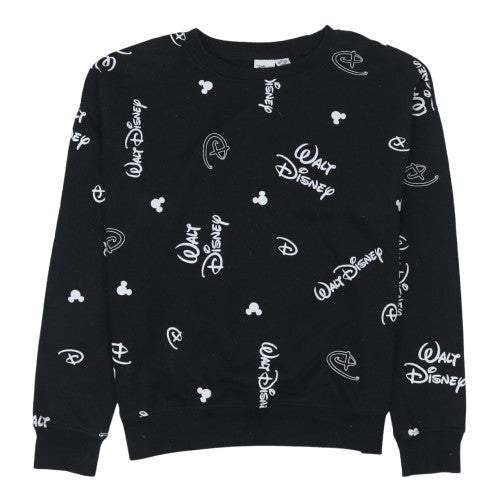 Womens UK Size XS Primark Black Pullover Sweatshirt