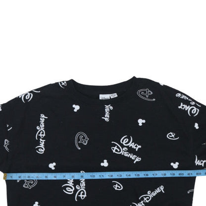 Womens UK Size XS Primark Black Pullover Sweatshirt