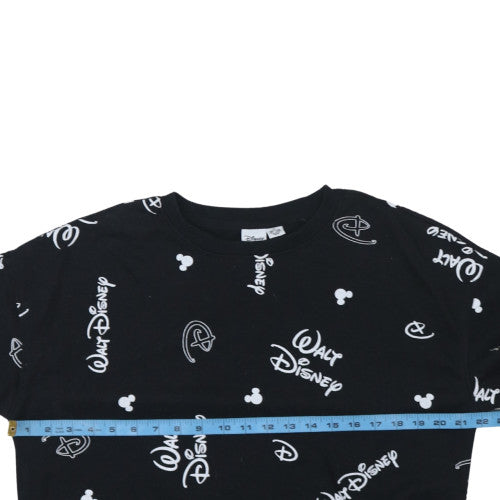 Womens UK Size XS Primark Black Pullover Sweatshirt