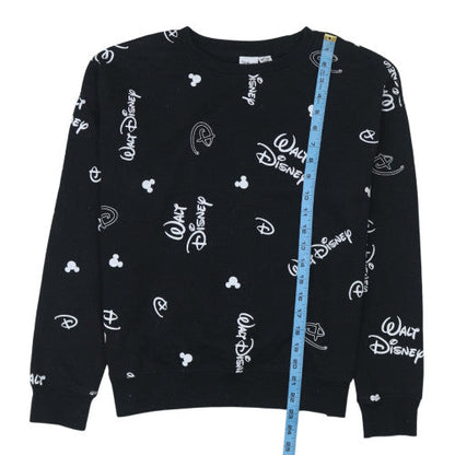 Womens UK Size XS Primark Black Pullover Sweatshirt