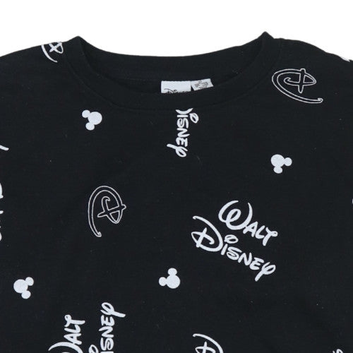 Womens UK Size XS Primark Black Pullover Sweatshirt