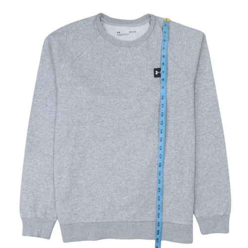 Mens UK Size M Under armour Grey Pullover Sweatshirt