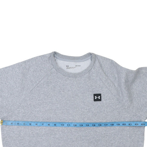Mens UK Size M Under armour Grey Pullover Sweatshirt