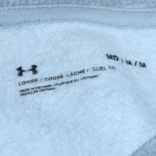 Mens UK Size M Under armour Grey Pullover Sweatshirt