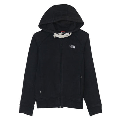Womens UK Size M The North Face Black Full Zip Hoodie
