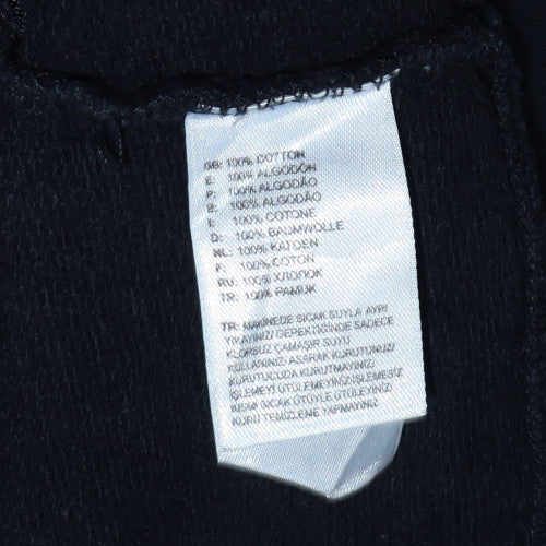 Womens UK Size M The North Face Black Full Zip Hoodie