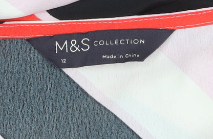 Womens UK Size 12 Marks and Spencer A-Line Dress